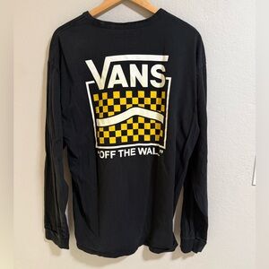 Vans Men’s XL Black Long Sleeve Graphic Tee